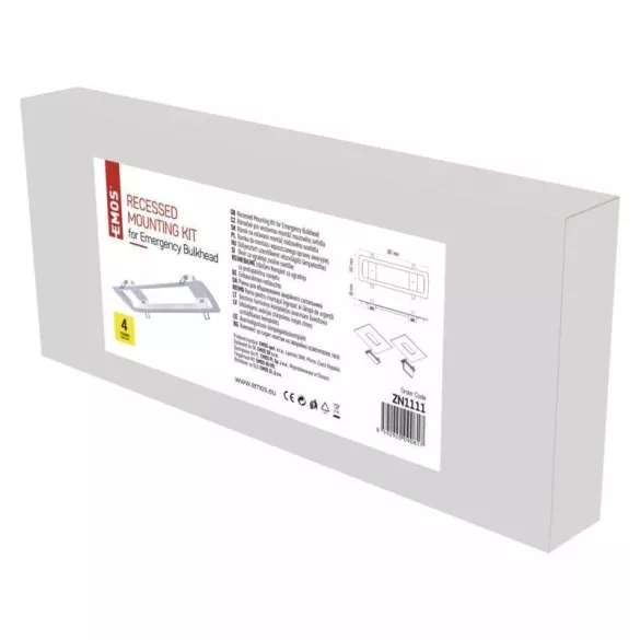 EMOS Süllyesztett szerelőkeret vészvilágító lámpatesthez ZN1111