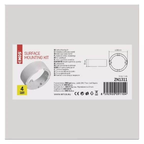 EMOS Fali szerelőkeret ZN1311