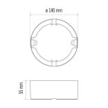 EMOS Fali szerelőkeret ZN1311