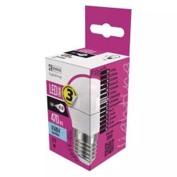   EMOS Classic LED izzó kisgömb E27 6W 470lm hideg fehér ZQ1122
