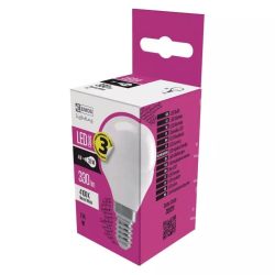   EMOS Classic LED izzó kisgömb E14 4W 330lm természetes fehér ZQ1211