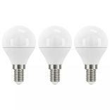 EMOS Classic LED izzó kisgömb E14 5W 470lm természetes fehér 3db ZQ1221.3