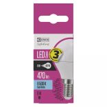 EMOS Classic LED izzó kisgömb E14 6W 470lm hideg fehér ZQ1222