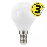 EMOS Classic LED izzó kisgömb E14 6W 470lm hideg fehér ZQ1222