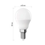 EMOS Classic LED izzó kisgömb E14 6,5 W (60 W) / 806 lm / Term. fehér ZQ1E43