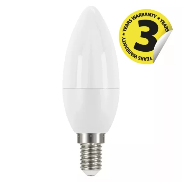 EMOS Classic LED izzó gyertya E14 5W 470lm meleg fehér ZQ3220