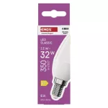 EMOS Classic LED gyertya E14 2,5W (32W) 350lm természetes fehér ZQ3D13