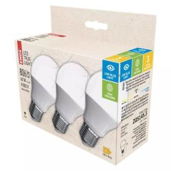   EMOS LED izzó True Light A60 / E27 / 7,2 W (60 W) / 806 lm / természetes fehér