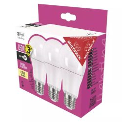   EMOS Classic LED izzó A60 E27 13.2W 1521lm meleg fehér 3db ZQ5160.3