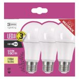 EMOS Classic LED izzó A60 E27 14W 1521lm meleg fehér 3db ZQ5160.3