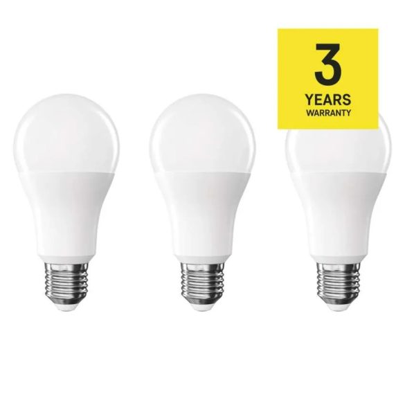 EMOS Classic LED izzó A60 E27 13W (100W) 1521lm természetes fehér 3 db ZQ5E63.3