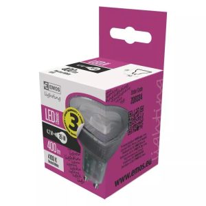 EMOS Classic LED izzó MR16 GU10 4.2W 400lm természetes fehér ZQ8334