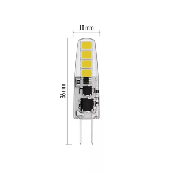 EMOS Classic LED izzó JC G4 1,9W 200lm természetes fehér / 2DB ZQ8621.2