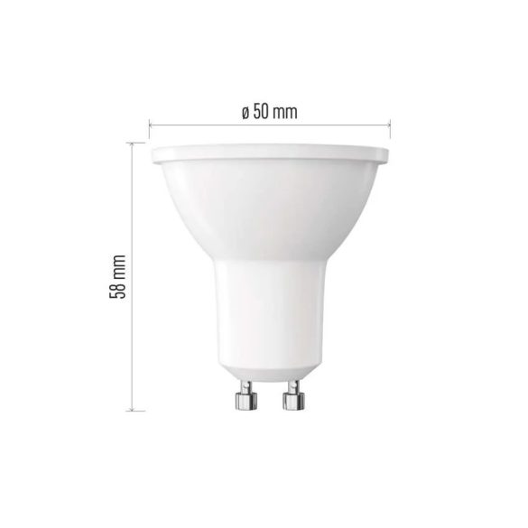 LED izzó Classic MR16 / GU10 / 3 W (32 W) / 345 lm / term. fehér ZQ8E13