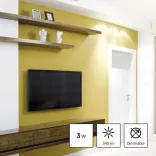 LED izzó Classic MR16 / GU10 / 3 W (32 W) / 345 lm / hideg fehér ZQ8E14