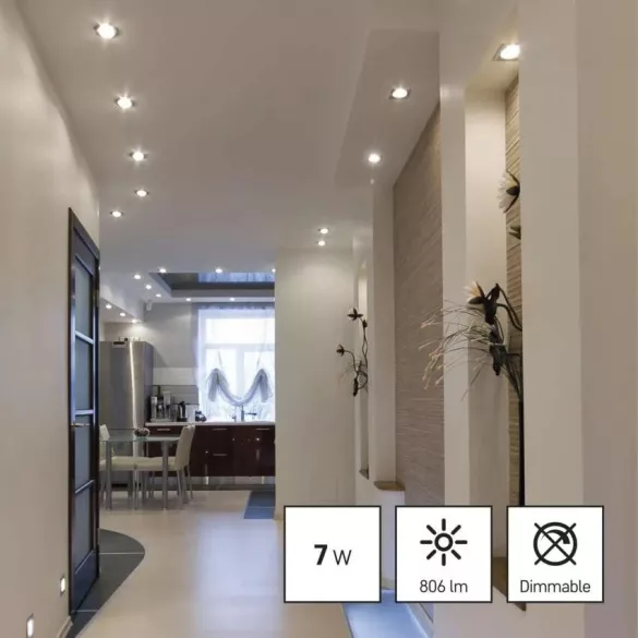 LED izzó Classic MR16 / GU10 / 7 W (60 W) / 806 lm / term fehér ZQ8E43