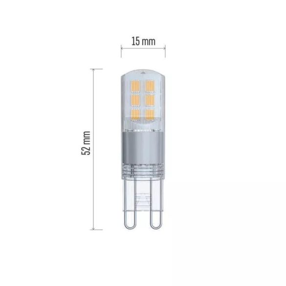 EMOS Classic LED izzó JC G9 2.6W 320lm természetes fehér ZQ9534
