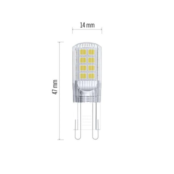LED CLS IZZÓ JC 2,5W(32W) 350lm G9 WW