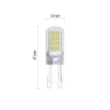 LED CLS IZZÓ JC 2,5W(32W) 350lm G9 NW