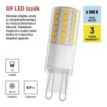 EMOS LED izzó Classic JC / G9 / 4,9 W (60 W) / 806 lm / Hideg fehér