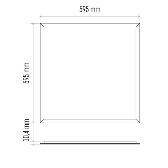 EMOS LED panel beépíthetö 40W 4000lm IP20/IP44 természetes fehér ZR1512