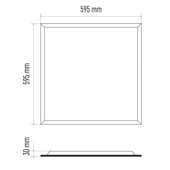 EMOS LED panel beépíthető 34W 4000lm IP20 UGR természetes fehér ZR1622