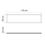 EMOS Profi Plus LED panel beépíthető 40W 4240lm IP20 term. fehér ZR3412