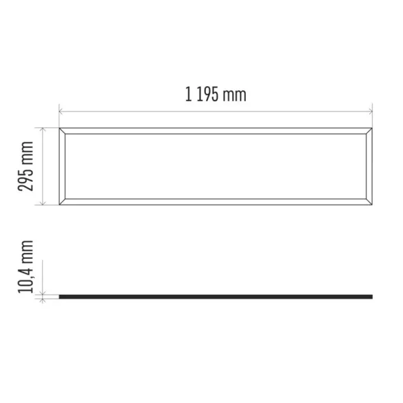 EMOS Profi Plus LED panel beépíthető 40W 4240lm IP20 term. fehér ZR3412