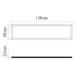 EMOS LED panel 40W 4000lm UGR IP20 természetes fehér  ZR3422