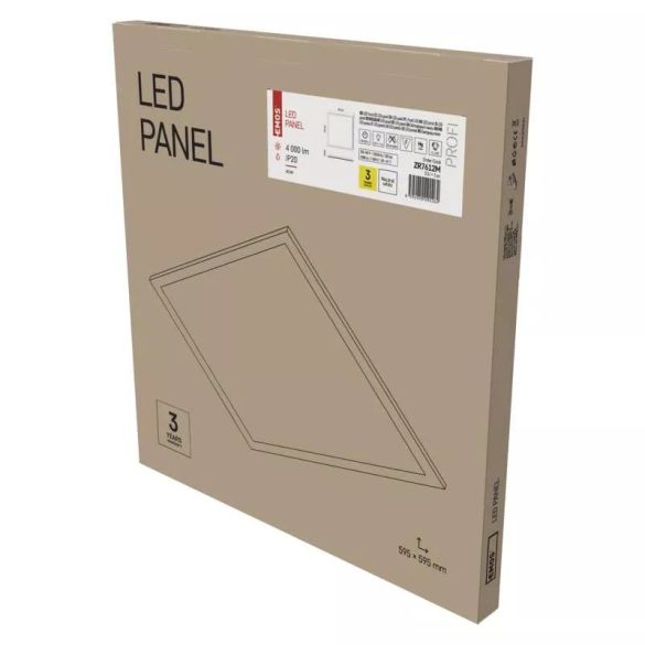 EMOS LED PANEL BEÉPÍTHETŐ 40W NW ZR7612M