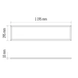 EMOS Profi LED panel beépíthető 40W 4400lm IP20 természetes fehér ZR8412