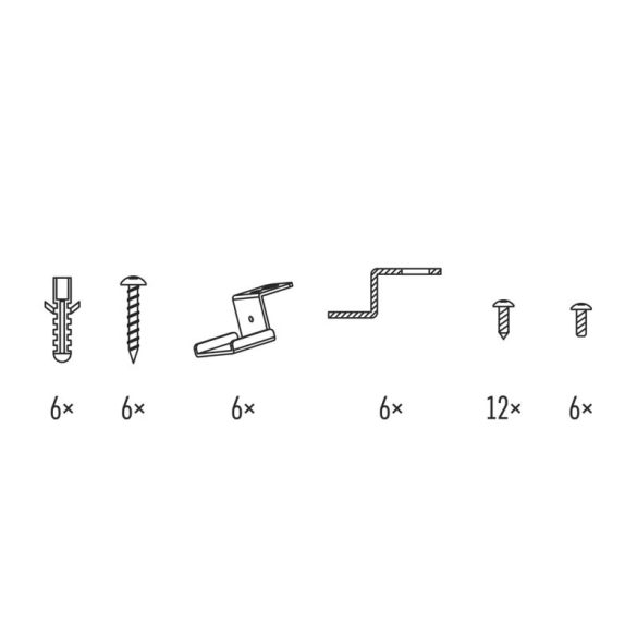 EMOS LED panel kampók 120×30cm ZR9011