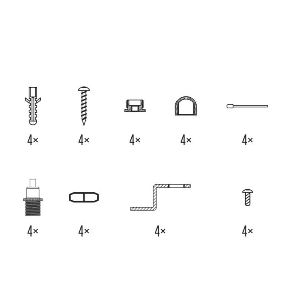 EMOS LED panel vezetékek 60×60cm ZR9020