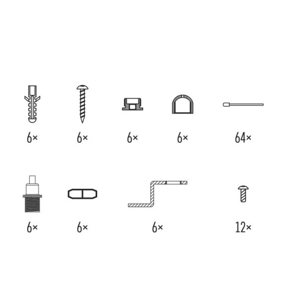 EMOS LED panel vezetékek 120×30cm  ZR9021