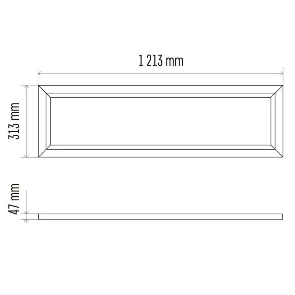 EMOS LED panel keret 30x120cm ZR9035