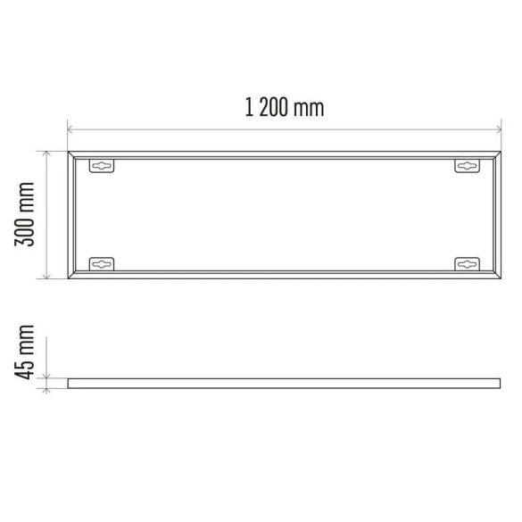 EMOS LED panel keret 30x120cm ZR9035