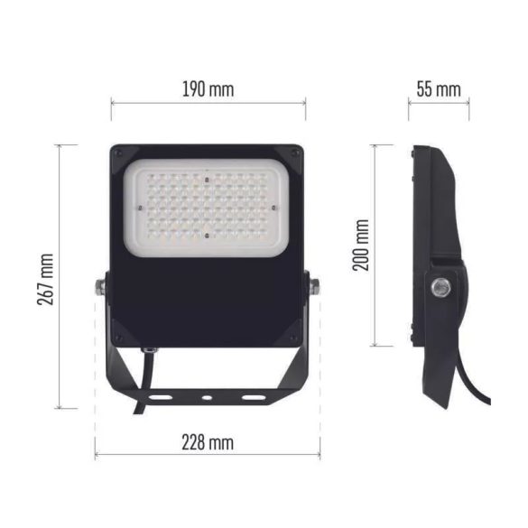 EMOS PROFI+ LED reflektor narrow 50W 5500lm IP66 természetes fehér ZS1050N