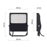 EMOS PROFI+ LED reflektor asymmetric 100W 11000lm IP66 természetes fehér ZS1100A