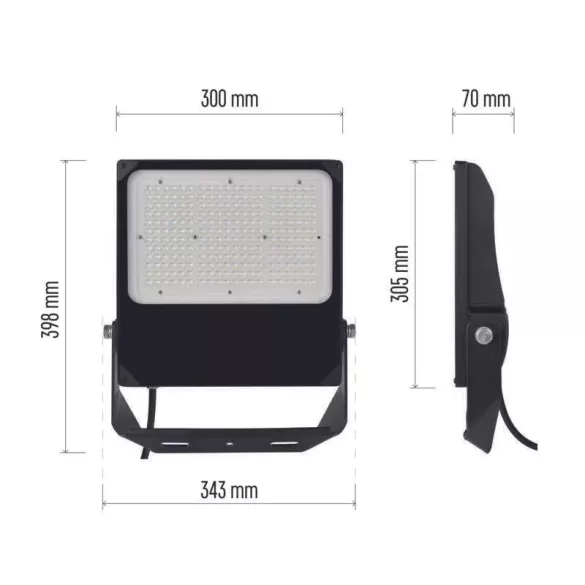 EMOS PROFI+ LED reflektor billboard 200W 22000lm IP66 természetes fehér ZS1200B