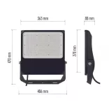 EMOS PROFI+ LED reflektor asymmetric 300W 33000lm IP66 természetes fehér ZS1300A