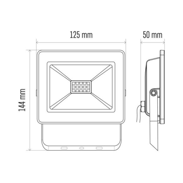 EMOS LED reflektor 10W HOBBY SLIM, NW ZS2211