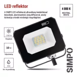 EMOS LED REFLEKTRO SIMPO 10W 1000LM IP65 NW ZS2213