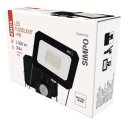 EMOS LED REFLEKTOR SIMPO 20W 2000LM IP44 NW PIR ZS2323