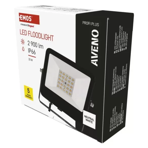 EMOS AVENO LED REFLEKTOR 20W 2900LM IP66 NW, ZS2413