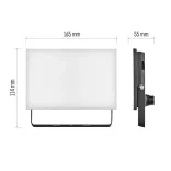 EMOS LED-es reflektor TAMBO, 30 W, 3000 lm, IP65, fekete
