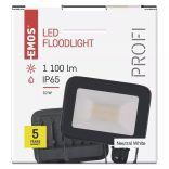 EMOS PROFI LED reflektor 10W 1100lm IP65 természetes fehér ZS2612