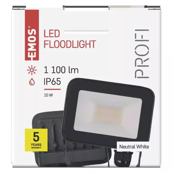 EMOS PROFI LED reflektor 10W 1100lm IP65 természetes fehér ZS2612