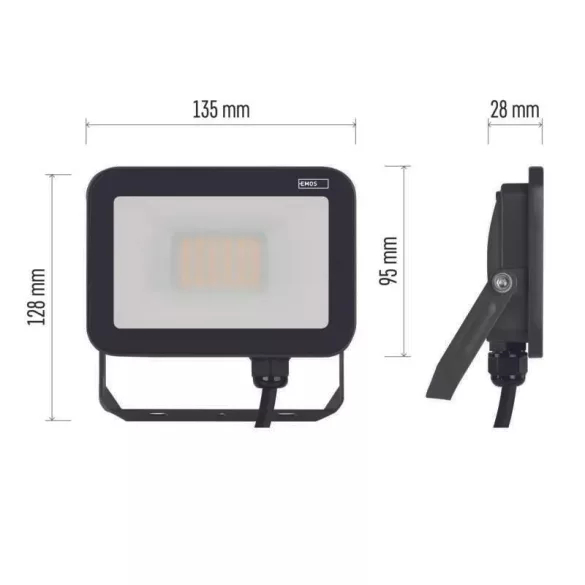 EMOS Profi LED reflektor 20W 2200lm IP65 természetes fehér ZS2622