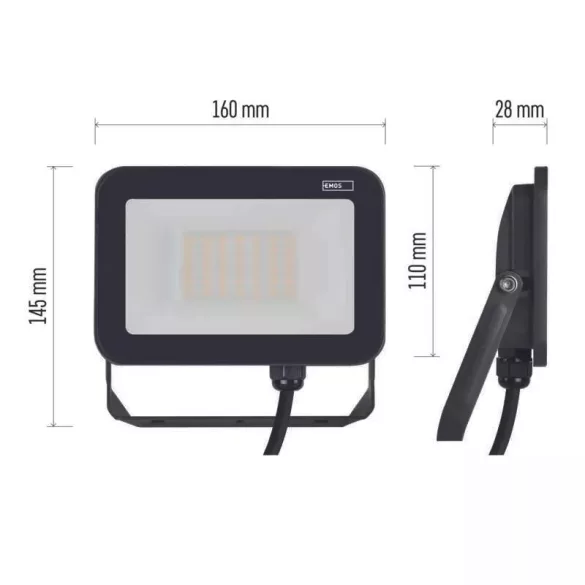 EMOS Profi LED reflektor 30W 3300lm IP65 természetes fehér ZS2632