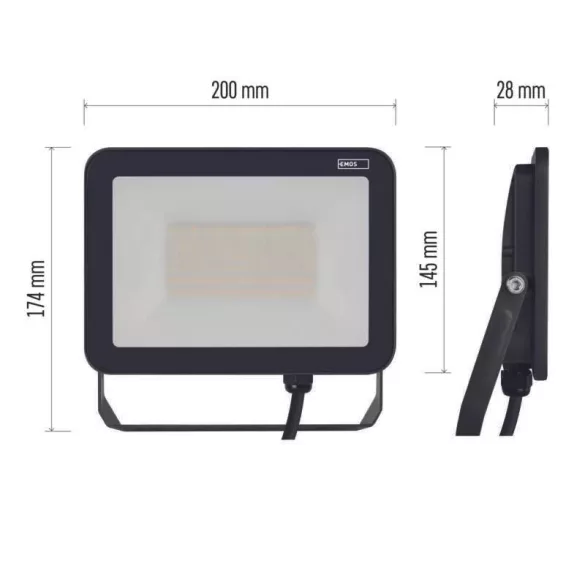 EMOS Profi LED reflektor 50W 5500lm IP65 természetes fehér ZS2642